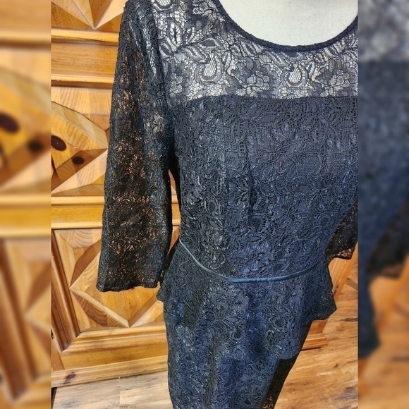 Adrianna Papell Coctail Dress Sz 12 - Picture 2 of 6